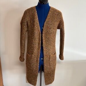 Cozy Brown Knit Cardigan